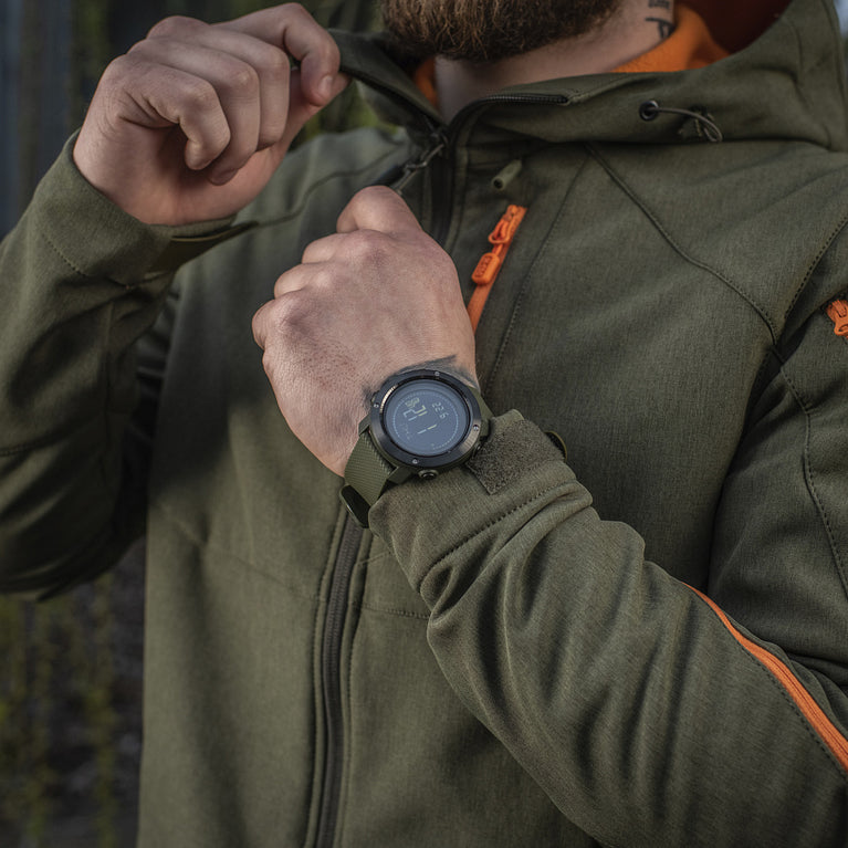Orologio con barometro Multifunctional Tactical colore verde M-Tac