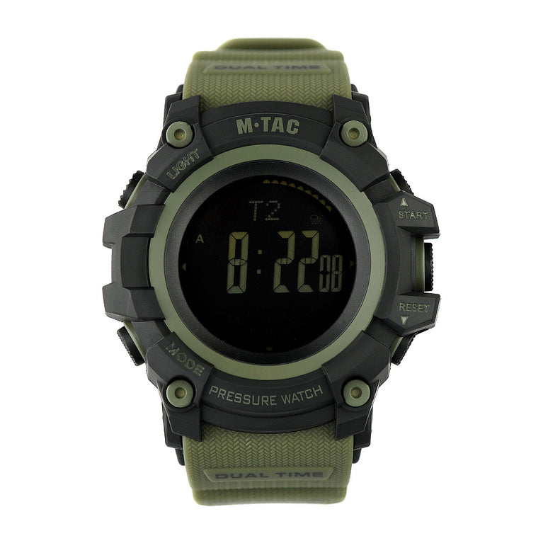 OROLOGIO TACTICAL ADVENTURE NERO E VERDE M-TAC