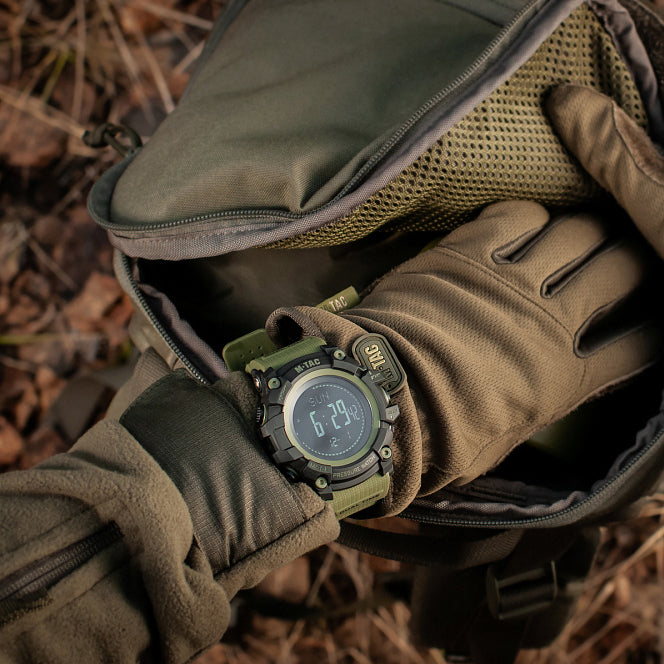 OROLOGIO TACTICAL ADVENTURE NERO E VERDE M-TAC