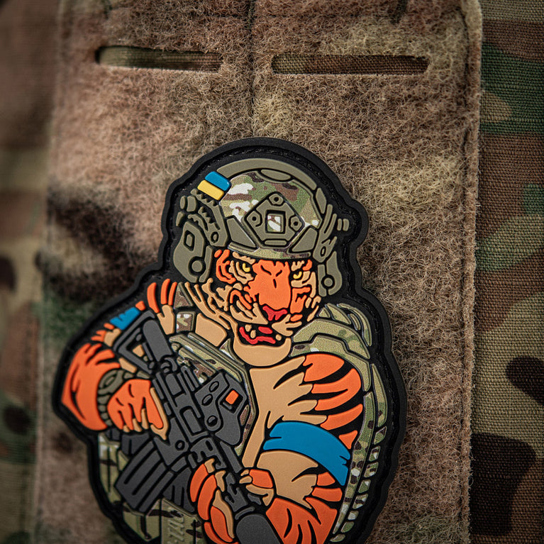Patch Velcro  Tiger Blue tape PVC mulTICAM M-TAC