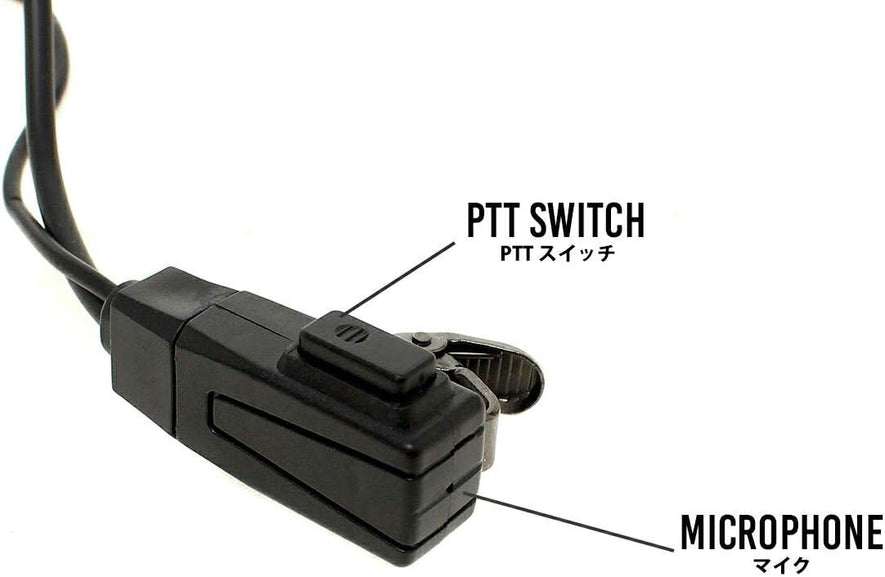 AURICOLARE FBI Style Acoustic Headset Motorola 1-Pin Connector ztac