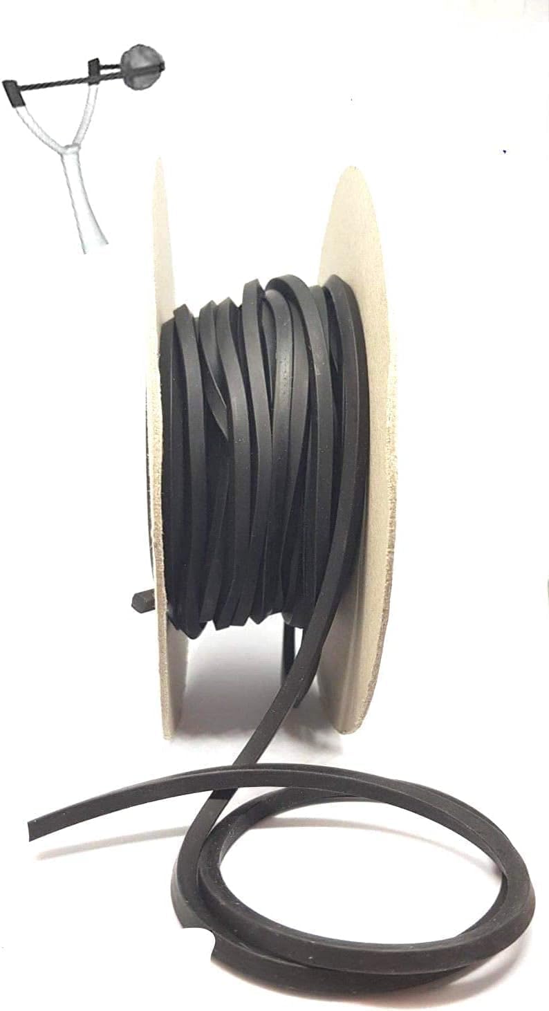 ELASTICO DI RICAMBIO QUADRATO IN LATTICE mm 5,5X5,5 DA 1 mt