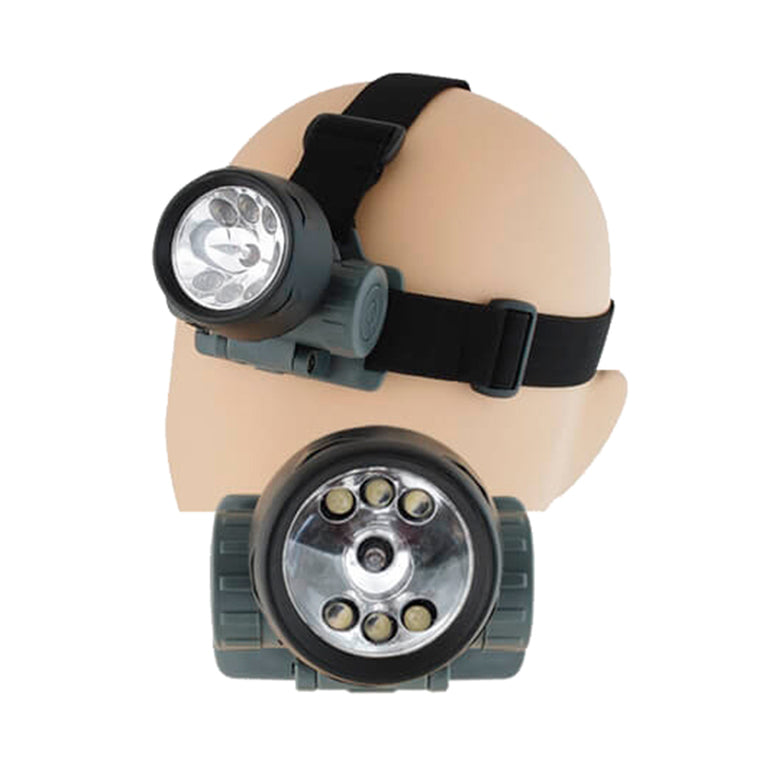 TORCIA DA TESTA A 6 LED