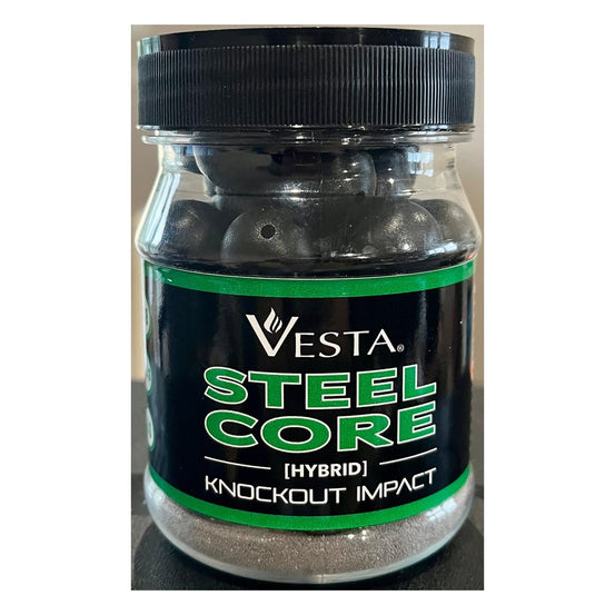 CONFEZIONE DA 50 PALLETTONI CAL. 68 STEEL CORE/KNOCKOUT IMPACT VESTA DEFENCE