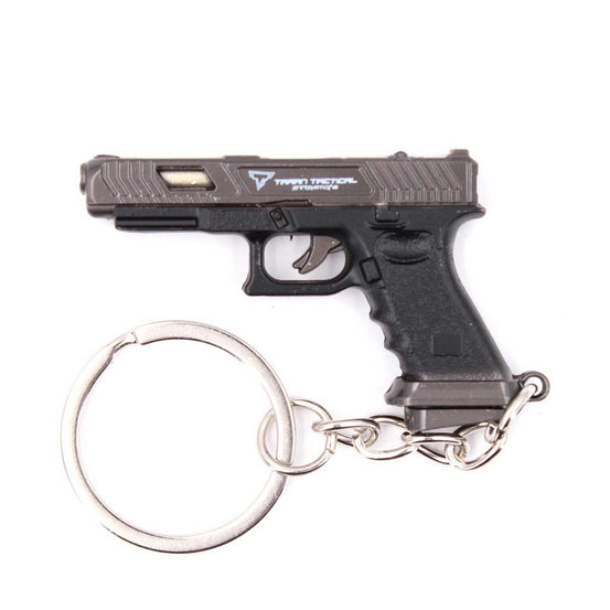 PORTACHIAVI A FORMA DI PISTOLA TTI G34 DA 5cm GRIGIA/NERA BLOOD HERITAGE
