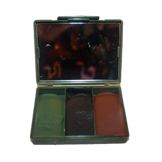 COFANETTO CREME DI MASCHERAMENTO 3 COLORI NERO VERDE MARRONE