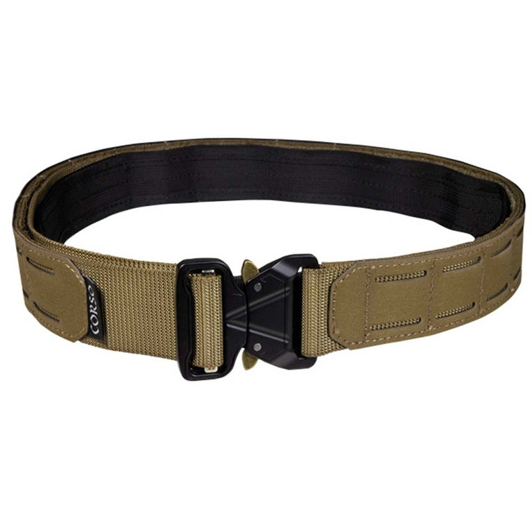 CINTURONE CON SOTTOCINTURA HOOK LASER MK. 1 COYOTE BROWN CORSO