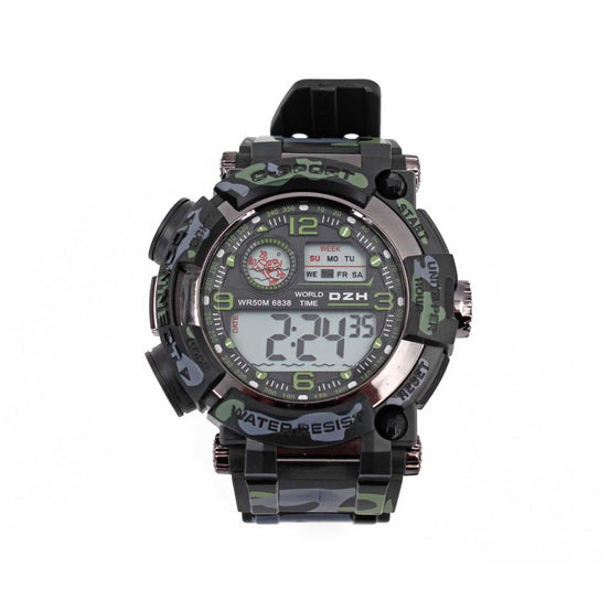 OROLOGIO TATTICO DZM 6863 CON CINTURINO MIMETICO FORAVENTURE