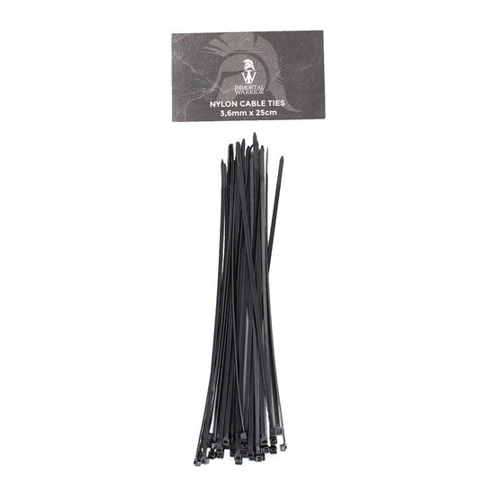 Fascette lunghe IMMORTAL 3,6 mm x 25 cm, 30 pezzi, nere CORSO