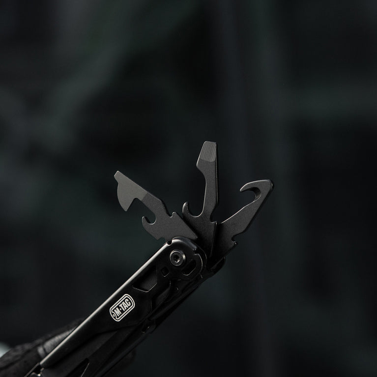 COLTELLO MULTIFUNZIONE MULTITOOL TYPE 9 NERO M-TAC