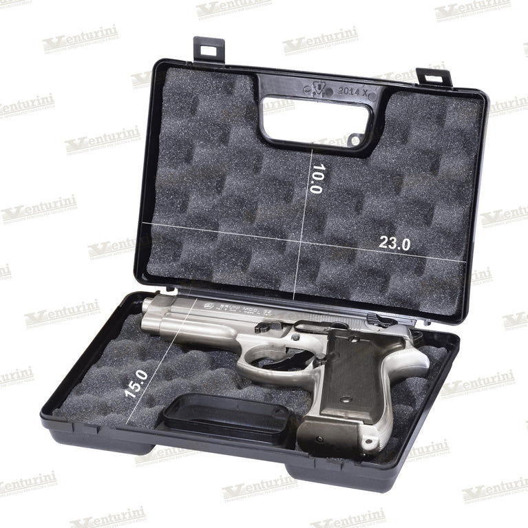 VALIGETTA RIGIDA IMBOTTITA IN P.P. PER PISTOLE DIMENSIONE 24x16x5,0