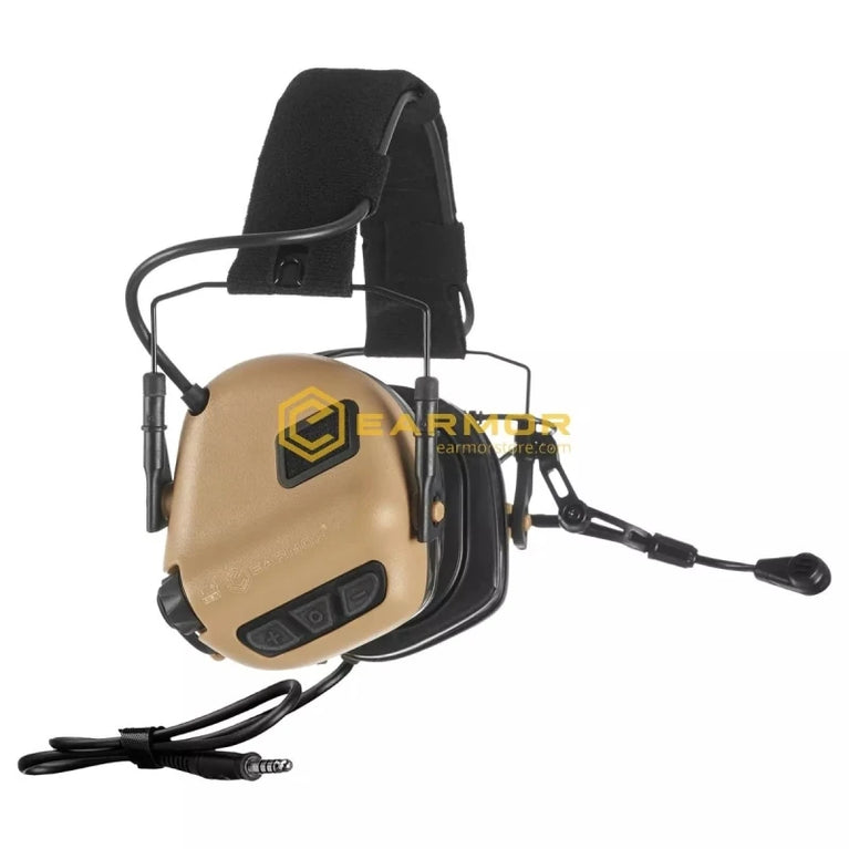 CUFFIE M32 PLUS COYOTE BROWN EARMOR