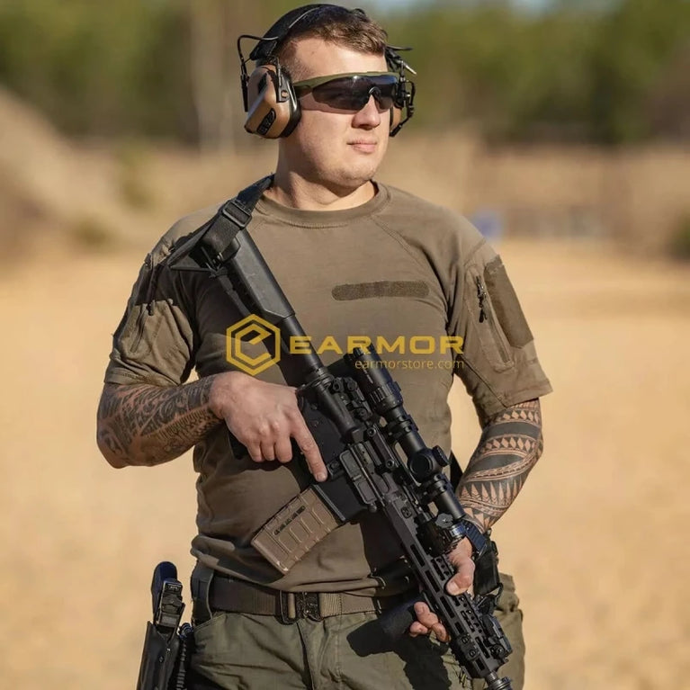 CUFFIE M32 PLUS COYOTE BROWN EARMOR