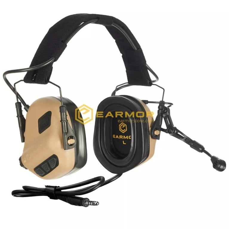 CUFFIE M32 PLUS COYOTE BROWN EARMOR