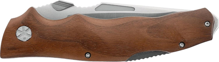COLTELLO AFW CON LAMA RICHIUDIBILE E IMPUGNATURA IN LEGNO DI NOCE WALTHER