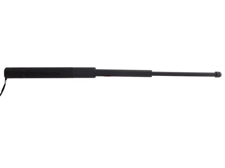 BASTONE telescopico 22 pollici in policarbonato nero