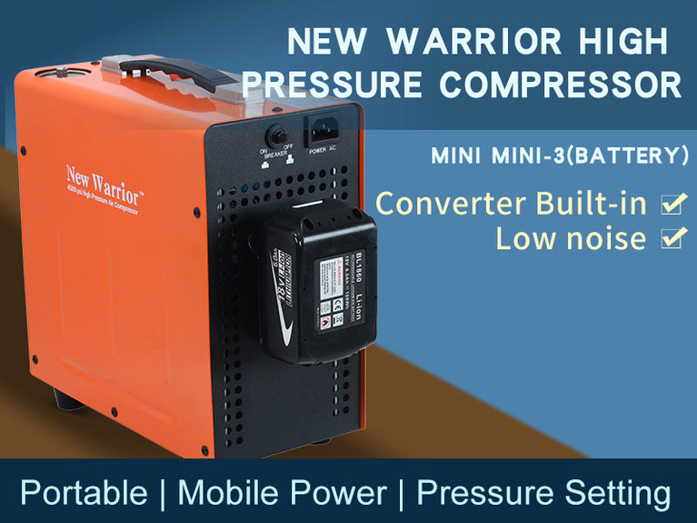 COMPRESSORE PER CARABINE CPC MINI 3 NEW WARRIOR