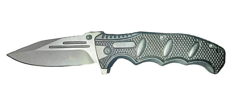 COLTELLO AD APERTURA ASSISTITA NERO CON FODERO THIRD AMONT
