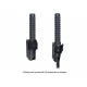 Bastone telescopico in metallo da 40 cm con custodia colore Nero ESP