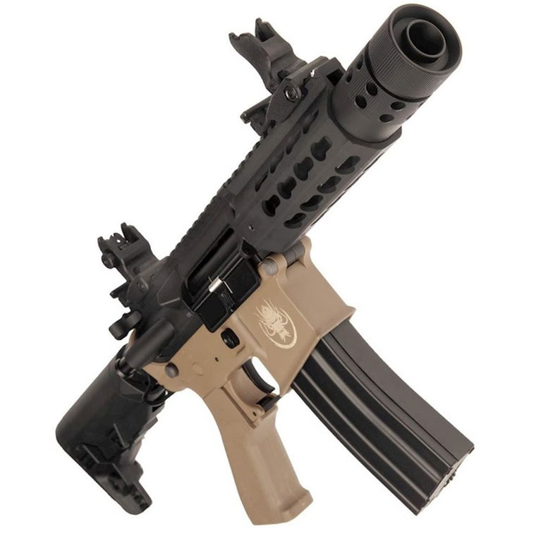 FUCILE SOFTAIR ELETTRICO M4 KENJI SHORT S TAN SAIGO DEFENSE