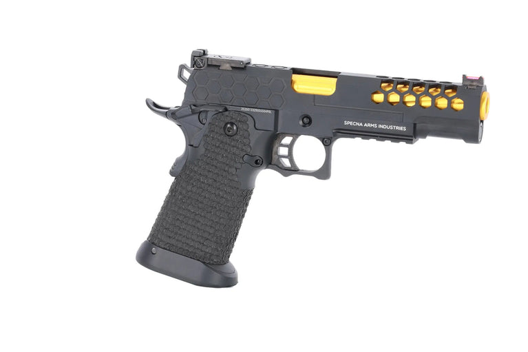 PISTOLA SOFTAIR A GAS/CO2 SA-VGP15 SERIE VAPOR NERA/DORATA SPECNA ARMS