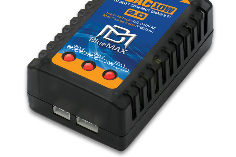 Caricabatterie compatto per batterie Li-Po BLUEMAX POWER B3AC 20W BLUEMAX