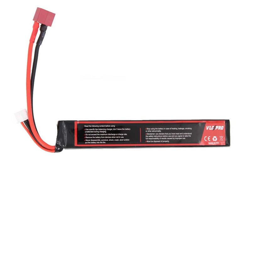 BATTERIA STICK 7,4 V 1300 MAH 25C/50C CON ATTACCO DEANS VLC PRO