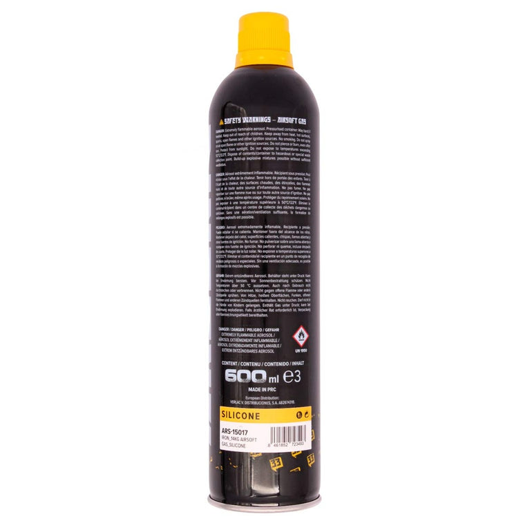 BOMBOLA DI GREEN GAS DA 600ml IRON 14Kg ARSENIC