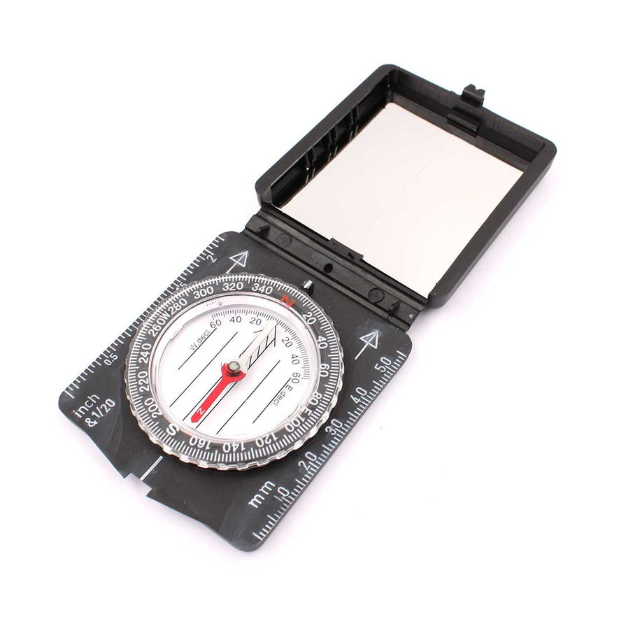 BUSSOLA CARTOGRAFICA TRASPARENTE MOD. 2 CON SPECCHIO IMMORTAL WARRIOR