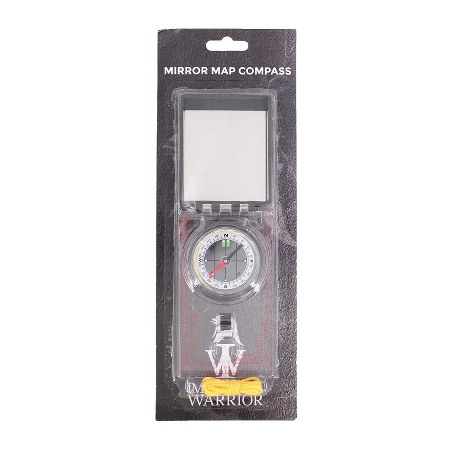 BUSSOLA CARTOGRAFICA TRASPARENTE MOD 1 CON SPECCHIO IMMORTAL WARRIOR