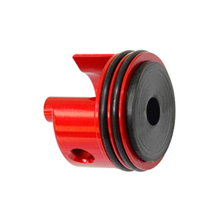 TESTA CILINDRO V2 IN ALLUMINIO ROSSO CON PAD SHS