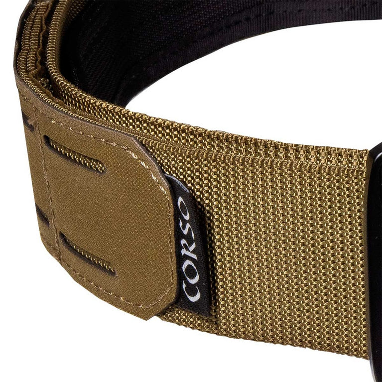 CINTURONE CON SOTTOCINTURA HOOK LASER MK. 1 COYOTE BROWN CORSO