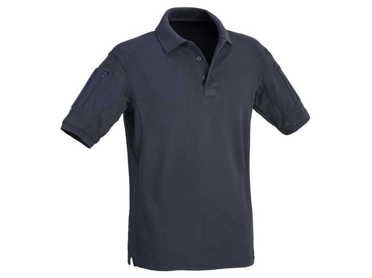 POLO TATTICA A MANICHE CORTE CON TASCHE BLU NAVY DEFCON 5
