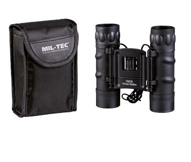 BINOCOLO PIEGHEVOLE GEN.II 10X25 NERO MILTEC