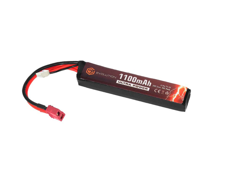 BATTERIA LI-PO ULTRA POWER 11.1V 1100mAh 20C-40C  CON CONNETTORE DEANS EVOLUTION
