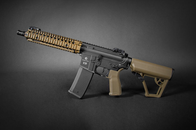 FUCILE SOFTAIR ELETTRICO RECON MK18 MOD 1 10.8" NERO/TAN EVOLUTION