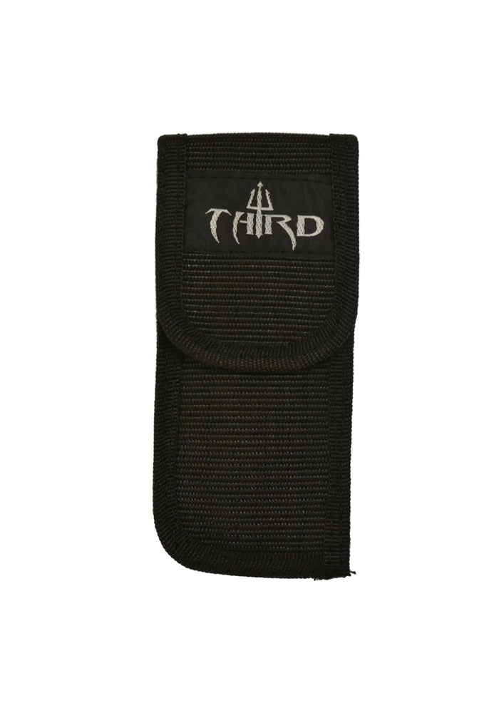 COLTELLO AD APERTURA ASSISTITA NERO CON FODERO THIRD AMONT