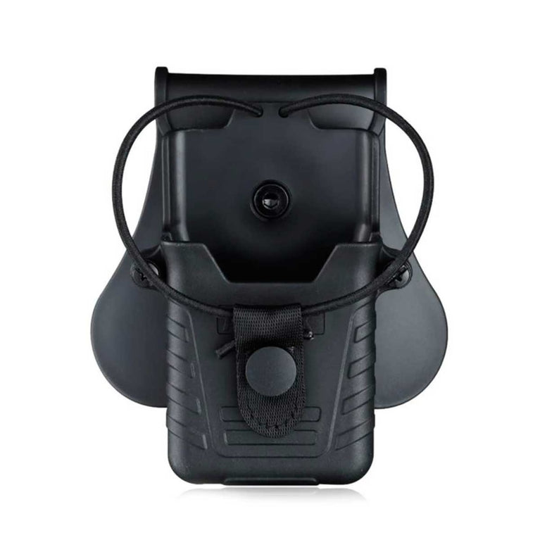 TASCA PORTA RADIO UNIVERSALE IN POLIMERO NERO AMOMAX