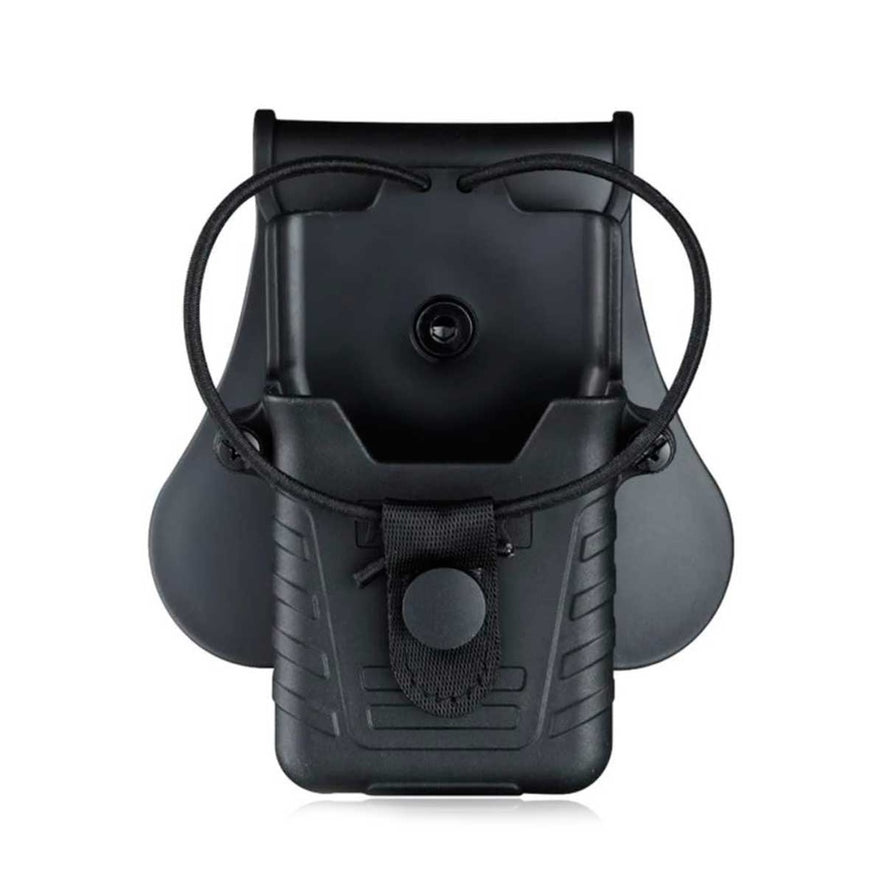 TASCA PORTA RADIO UNIVERSALE IN POLIMERO NERO AMOMAX