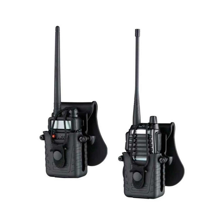TASCA PORTA RADIO UNIVERSALE IN POLIMERO NERO AMOMAX