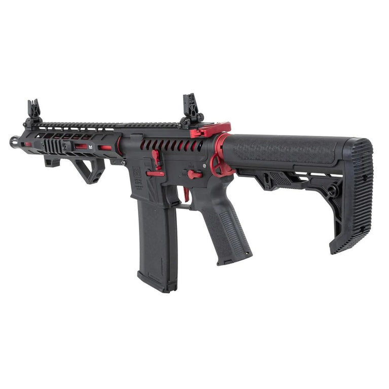 FUCILE SOFTAIR ELETTRICO SA-E39-L EDGE HAL 2 GEN.2 NERO/ROSSO SPECNA ARMS