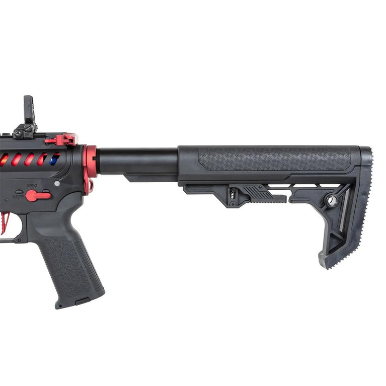 FUCILE SOFTAIR ELETTRICO SA-E39-L EDGE HAL 2 GEN.2 NERO/ROSSO SPECNA ARMS