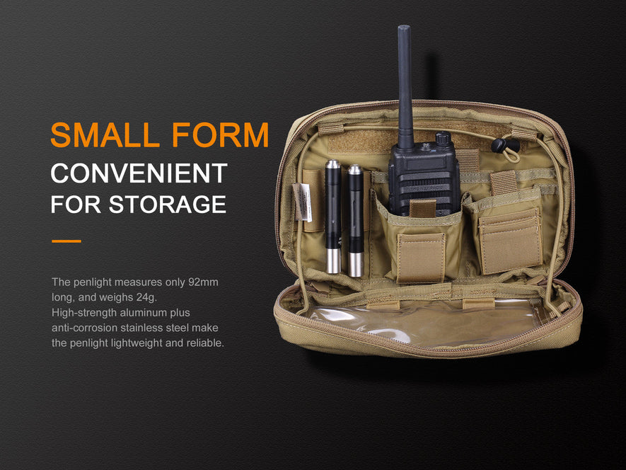 TACTICAL PENLIGHT LD02 V2.0 EDC CON ILLUMINATORE UV FENIX