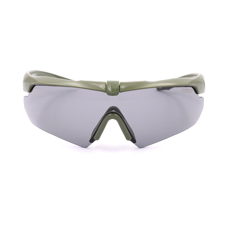 OCCHIALI CON TRE LENTI INTERCAMBIABILI REVENGE GUNNER OD GREEN CORSO