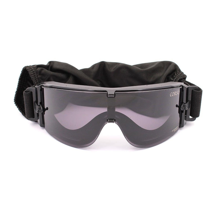 OCCHIALI PROTETTIVI REVENGE MK800 CON MONTATURA NERA CORSO