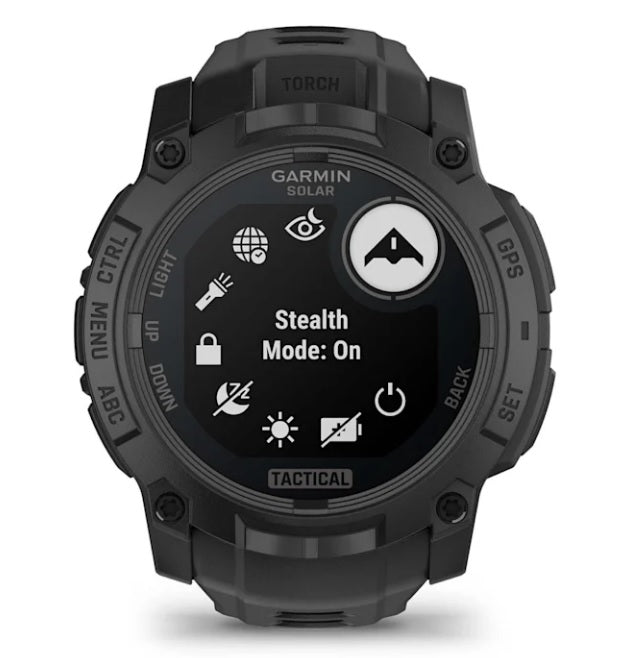 SMARTWATCH INSTINCT 3 50 mm SOLAR TACTICAL EDITION NERO GARMIN