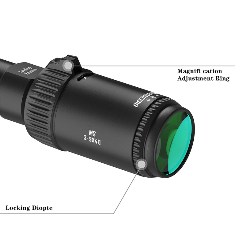 OTTICA DO MS 3-9X40 TUBO 1" ANELLI 11 mm DISCOVERY OPTICS