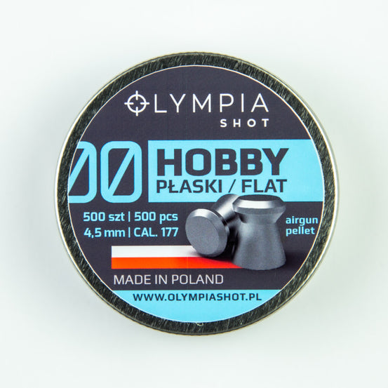 PIOMBINI HOBBY FLAT 500 PEZZI 4,5 PIOMBINI A/C (g 0.49 gr 7.56) OLYMPIA