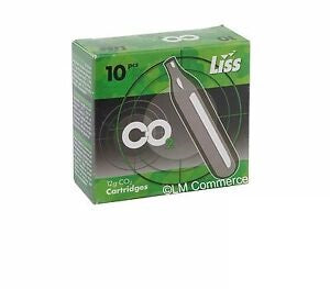 CONFEZIONE DA 10 BOMBOLETTE DI CO2 DA 12g LISS