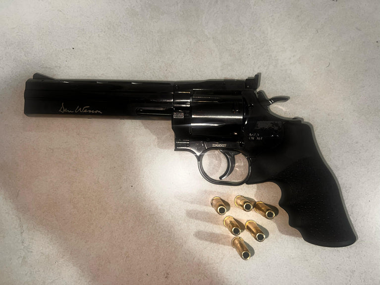REVOLVER A CO2 715 6" <7,5J CAL.4,5 HEAVY DARK DAN WESSON